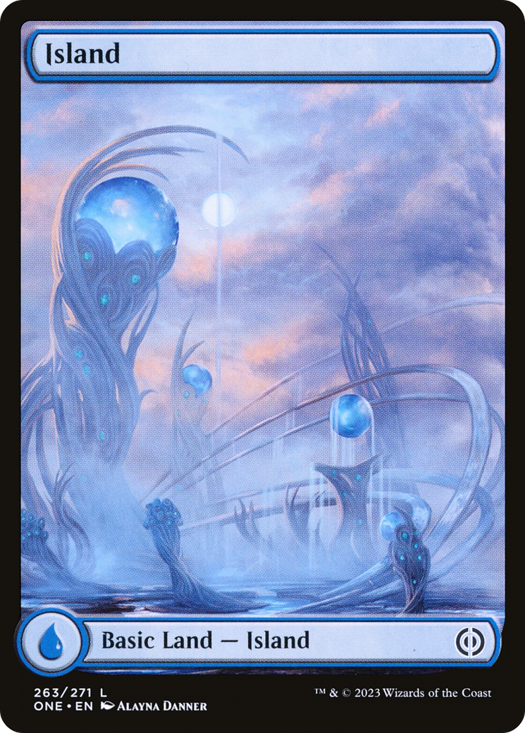 Island (263) (Full-Art) [Phyrexia: All Will Be One] | D20 Games