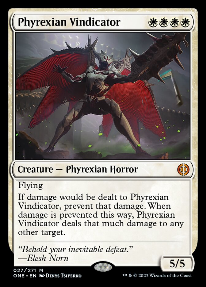 Phyrexian Vindicator [Phyrexia: All Will Be One] | D20 Games