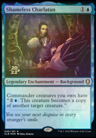 Shameless Charlatan [Commander Legends: Battle for Baldur's Gate Prerelease Promos] | D20 Games