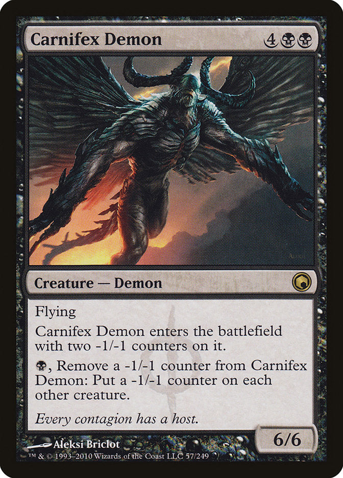 Carnifex Demon [Scars of Mirrodin] | D20 Games