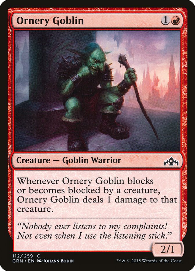 Ornery Goblin [Guilds of Ravnica] | D20 Games