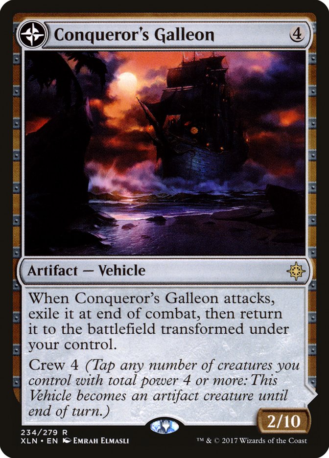 Conqueror's Galleon // Conqueror's Foothold [Ixalan] | D20 Games