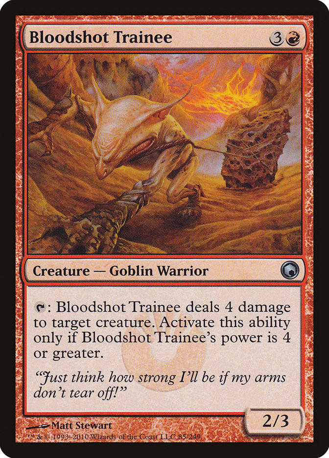 Bloodshot Trainee [Scars of Mirrodin] | D20 Games