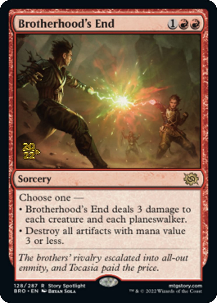 Brotherhood's End [The Brothers' War: Prerelease Promos] | D20 Games