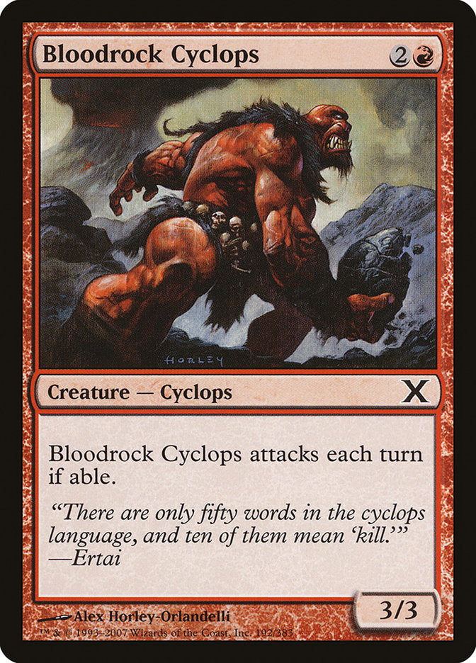 Bloodrock Cyclops [Tenth Edition] | D20 Games