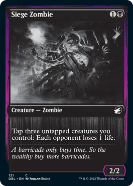 Siege Zombie [Innistrad: Double Feature] | D20 Games