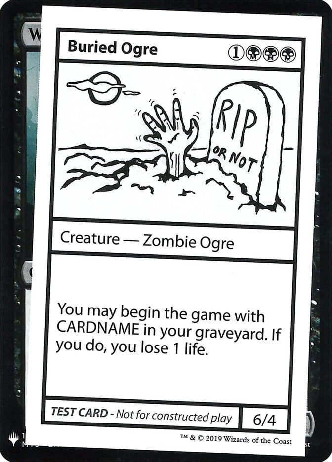 Buried Ogre [Mystery Booster Playtest Cards] | D20 Games