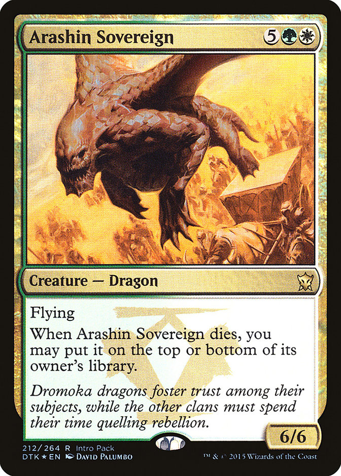 Arashin Sovereign (Intro Pack) [Dragons of Tarkir Promos] | D20 Games