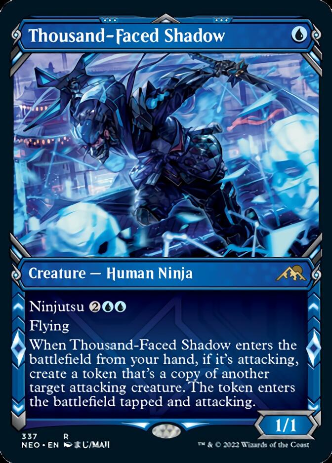 Thousand-Faced Shadow (Showcase Ninja) [Kamigawa: Neon Dynasty] | D20 Games