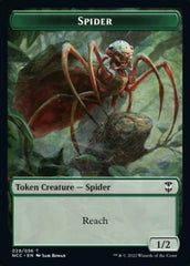 Treefolk // Spider Double-sided Token [Streets of New Capenna Commander Tokens] | D20 Games