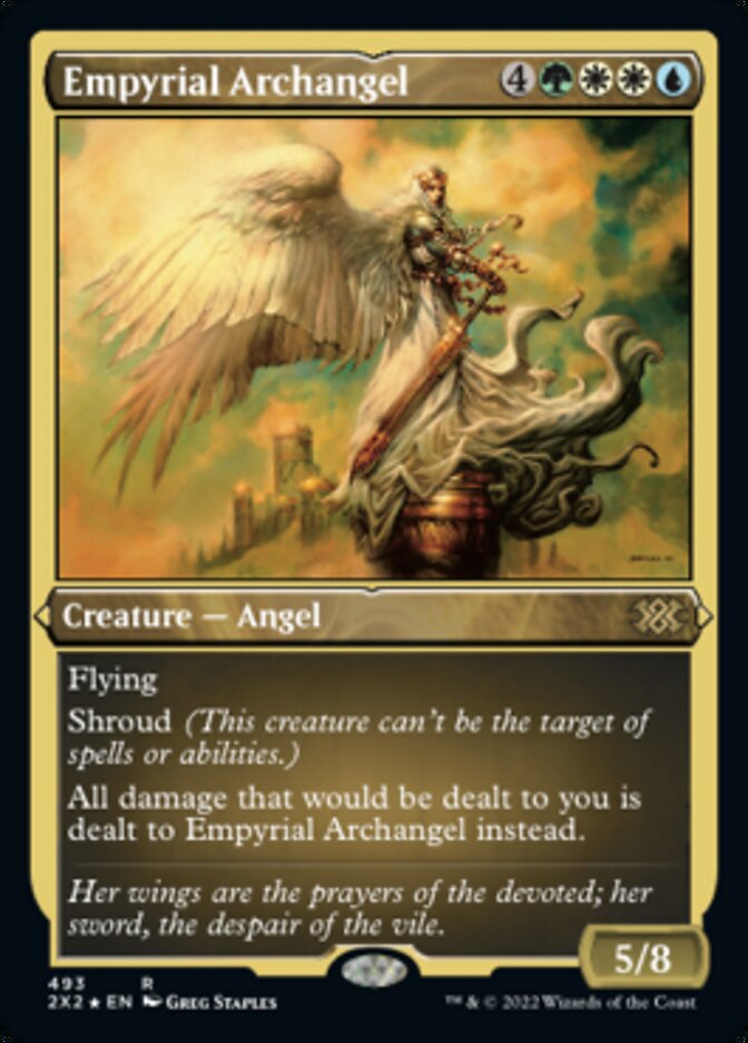 Empyrial Archangel (Foil Etched) [Double Masters 2022] | D20 Games