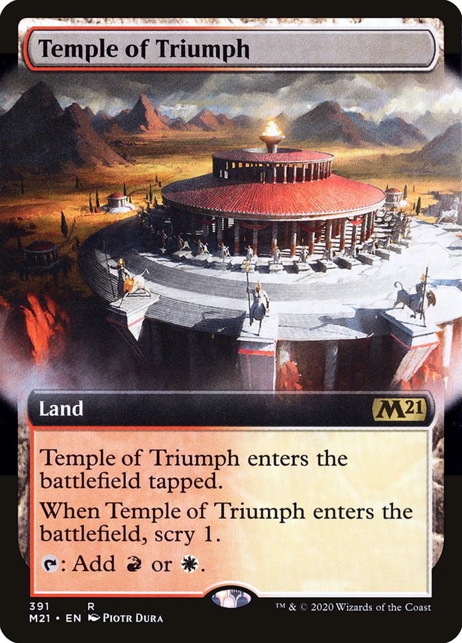 Temple of Triumph (Extended) [Core Set 2021] | D20 Games