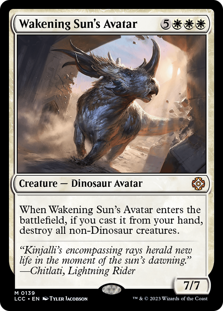 Wakening Sun's Avatar [The Lost Caverns of Ixalan Commander] | D20 Games