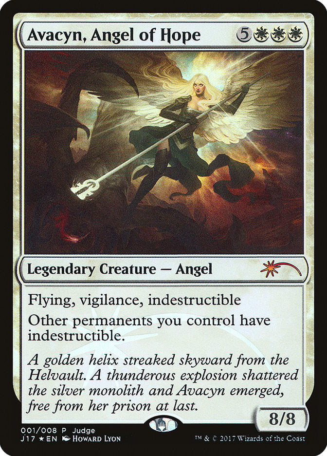 Avacyn, Angel of Hope [Judge Gift Cards 2017] | D20 Games