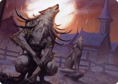 Lord of the Ulvenwald Art Card [Innistrad: Midnight Hunt Art Series] | D20 Games