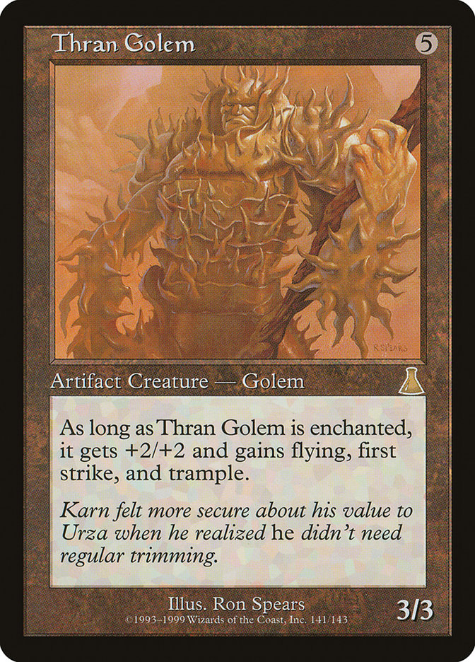 Thran Golem [Urza's Destiny] | D20 Games