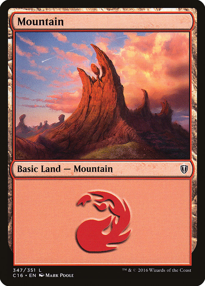 Mountain (347) [Commander 2016] | D20 Games