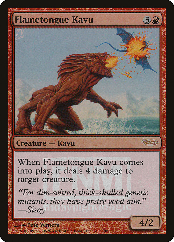 Flametongue Kavu [Friday Night Magic 2005] | D20 Games