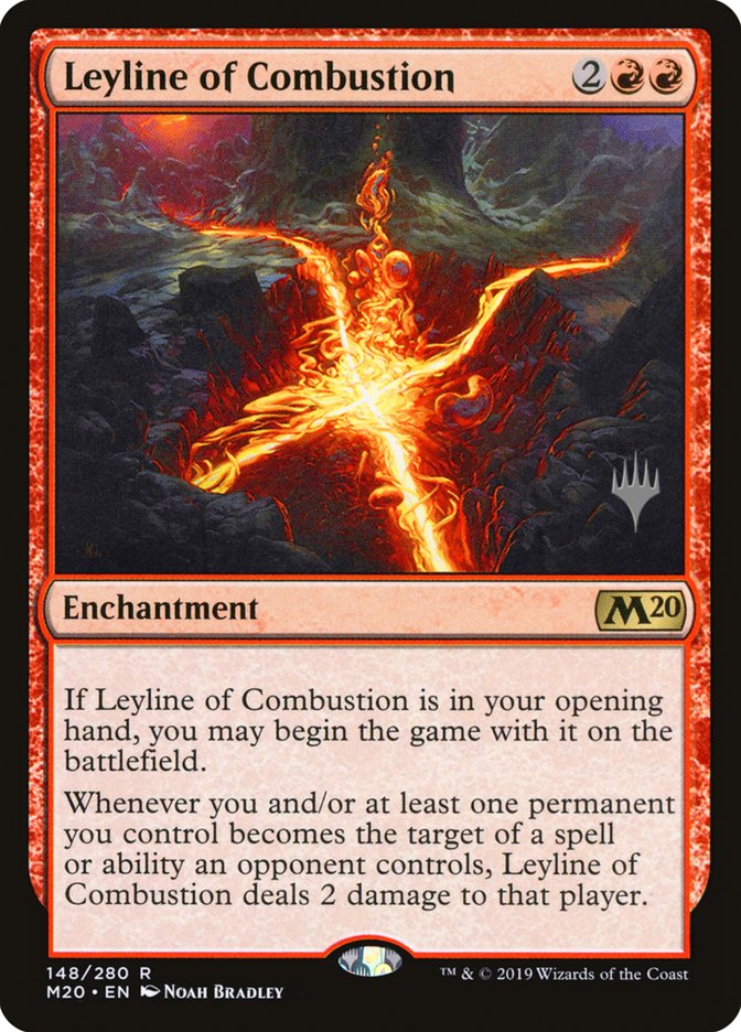 Leyline of Combustion (Promo Pack) [Core Set 2020 Promos] | D20 Games