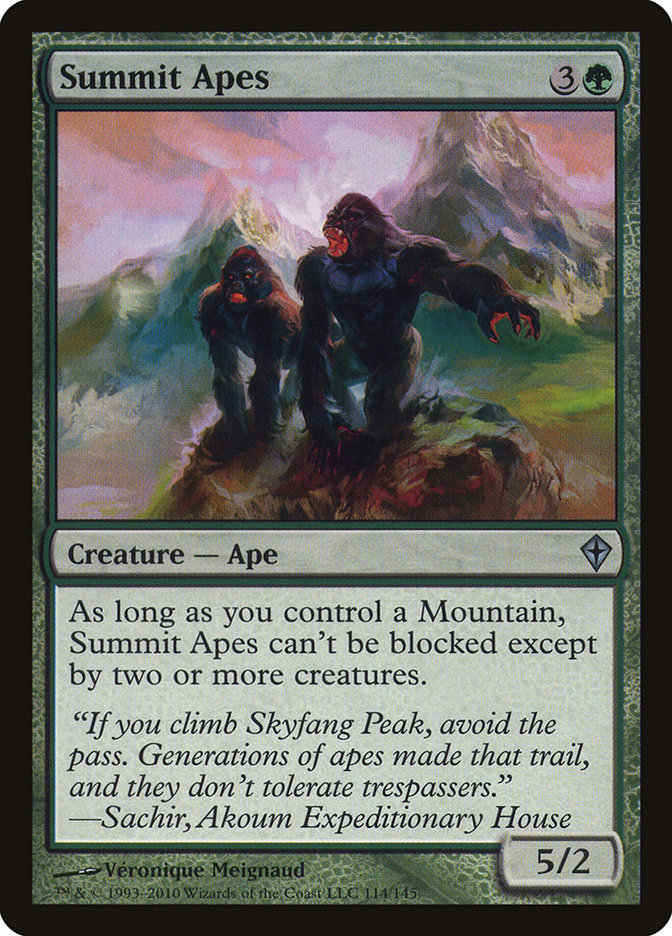 Summit Apes [Worldwake] | D20 Games