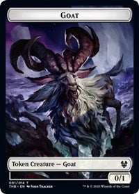 Goat // Satyr Double-sided Token [Theros Beyond Death Tokens] | D20 Games