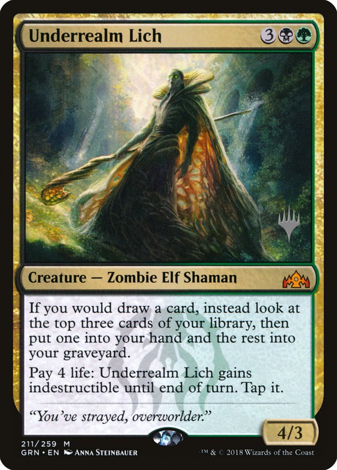 Underrealm Lich [Guilds of Ravnica Promos] | D20 Games