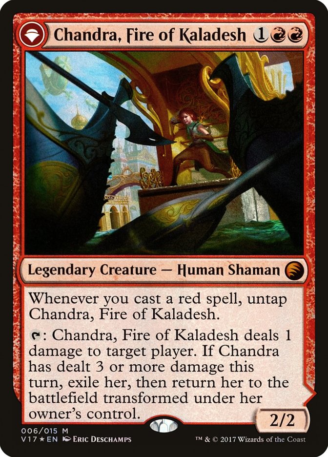 Chandra, Fire of Kaladesh // Chandra, Roaring Flame [From the Vault: Transform] | D20 Games