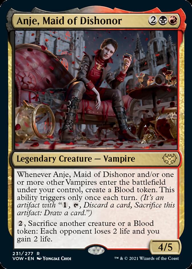 Anje, Maid of Dishonor [Innistrad: Crimson Vow] | D20 Games