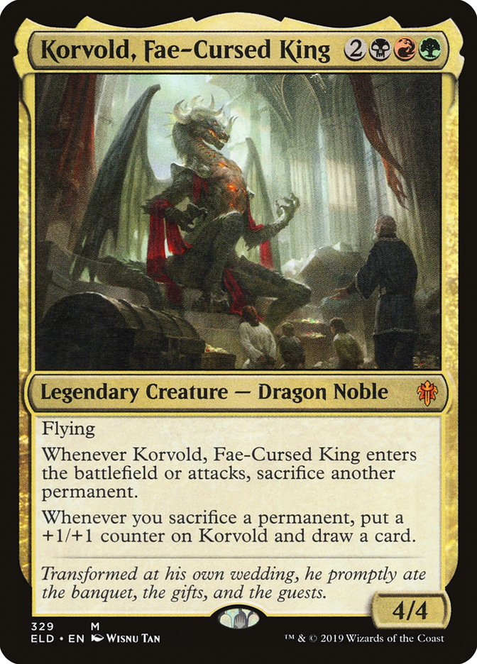Korvold, Fae-Cursed King [Throne of Eldraine] | D20 Games