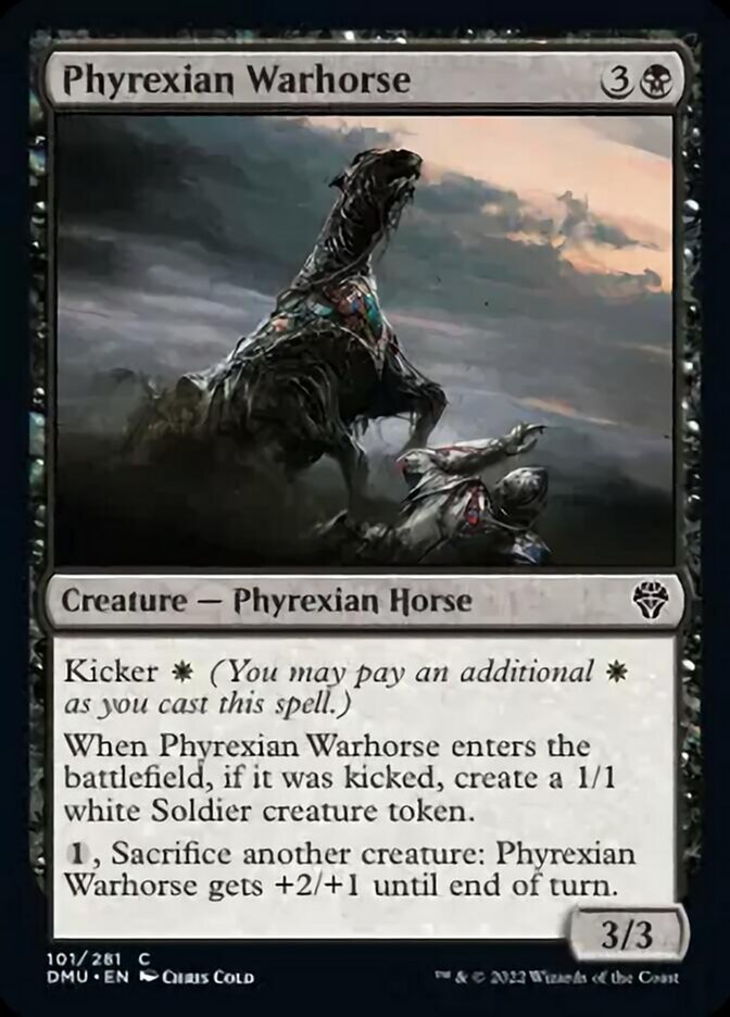 Phyrexian Warhorse [Dominaria United] | D20 Games