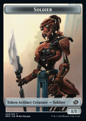 Powerstone // Soldier (009) Double-Sided Token [The Brothers' War Tokens] | D20 Games