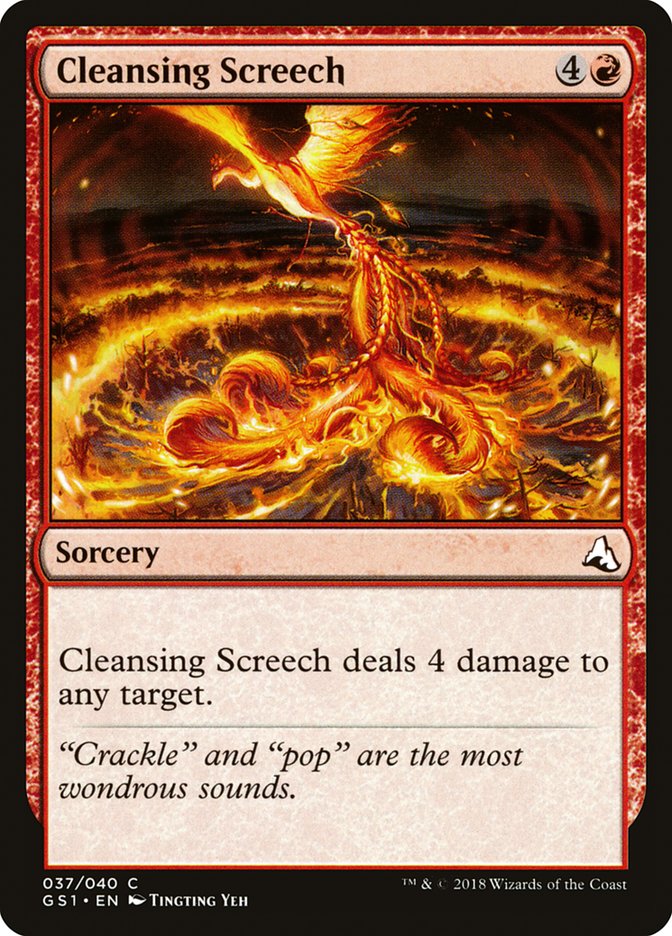 Cleansing Screech [Global Series Jiang Yanggu & Mu Yanling] | D20 Games