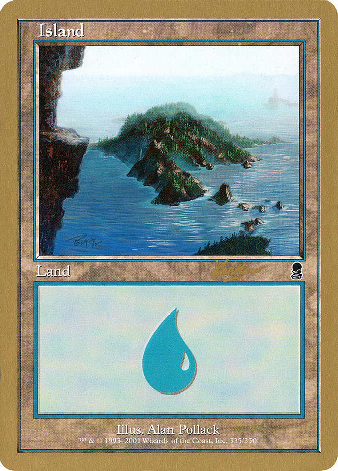 Island (shh335) (Sim Han How) [World Championship Decks 2002] | D20 Games