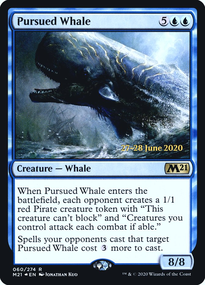 Pursued Whale  [Core Set 2021 Prerelease Promos] | D20 Games