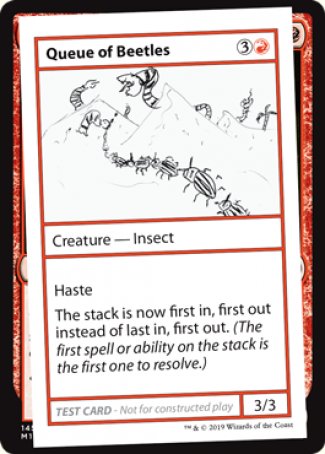 Queue of Beetles (2021 Edition) [Mystery Booster Playtest Cards] | D20 Games
