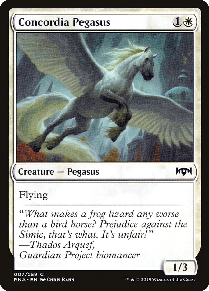 Concordia Pegasus [Ravnica Allegiance] | D20 Games