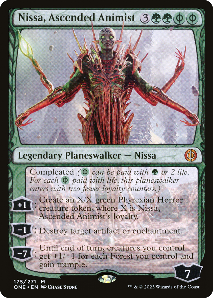 Nissa, Ascended Animist [Phyrexia: All Will Be One] | D20 Games