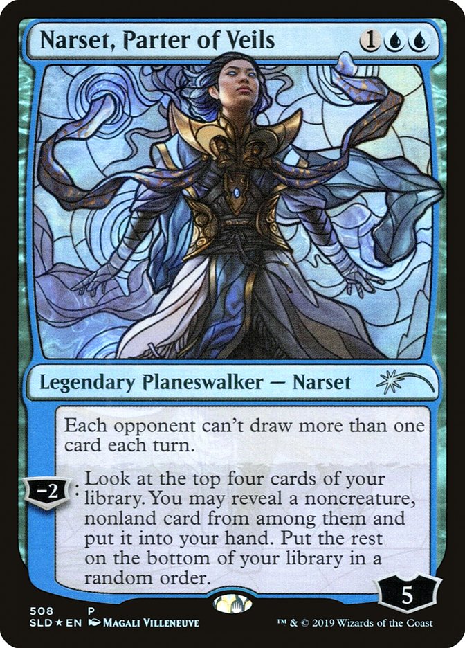 Narset, Parter of Veils (Stained Glass) [Secret Lair Drop Promos] | D20 Games