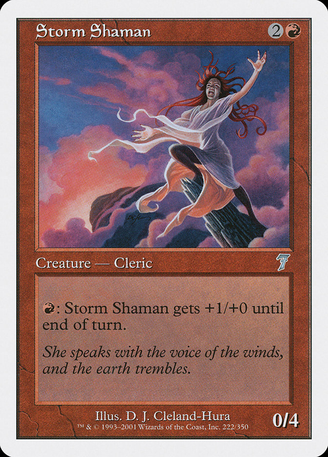 Storm Shaman [Seventh Edition] | D20 Games