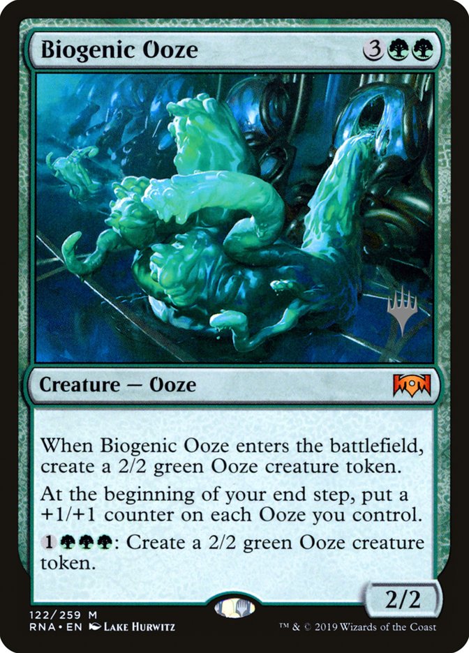 Biogenic Ooze (Promo Pack) [Ravnica Allegiance Promos] | D20 Games