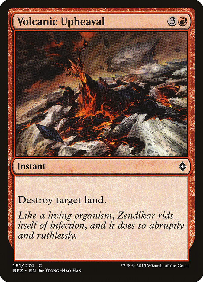 Volcanic Upheaval [Battle for Zendikar] | D20 Games
