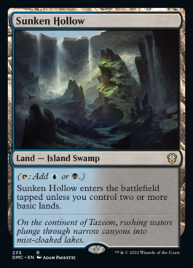 Sunken Hollow [Dominaria United Commander] | D20 Games