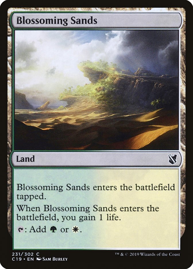 Blossoming Sands [Commander 2019] | D20 Games
