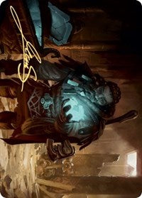 Vault Robber Art Card (Gold-Stamped Signature) [Kaldheim: Art Series] | D20 Games