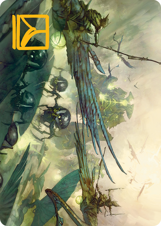 Invasion of Pyrulea Art Card (Gold-Stamped Signature) [March of the Machine Art Series] | D20 Games