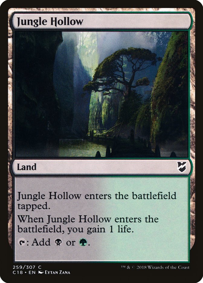 Jungle Hollow [Commander 2018] | D20 Games
