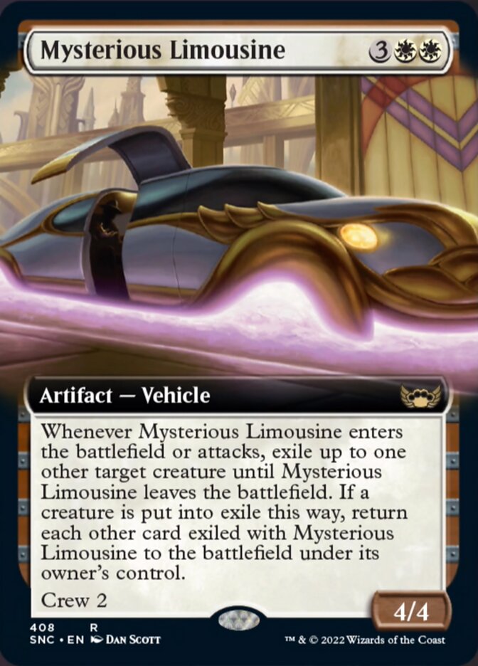 Mysterious Limousine (Extended Art) [Streets of New Capenna] | D20 Games