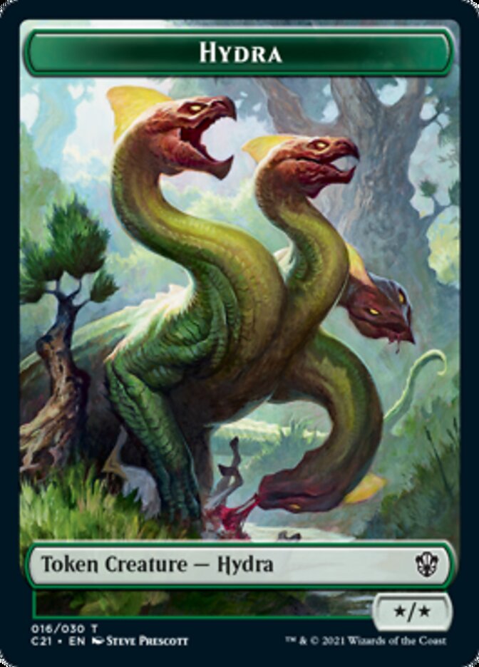 Hydra // Boar Token [Commander 2021 Tokens] | D20 Games