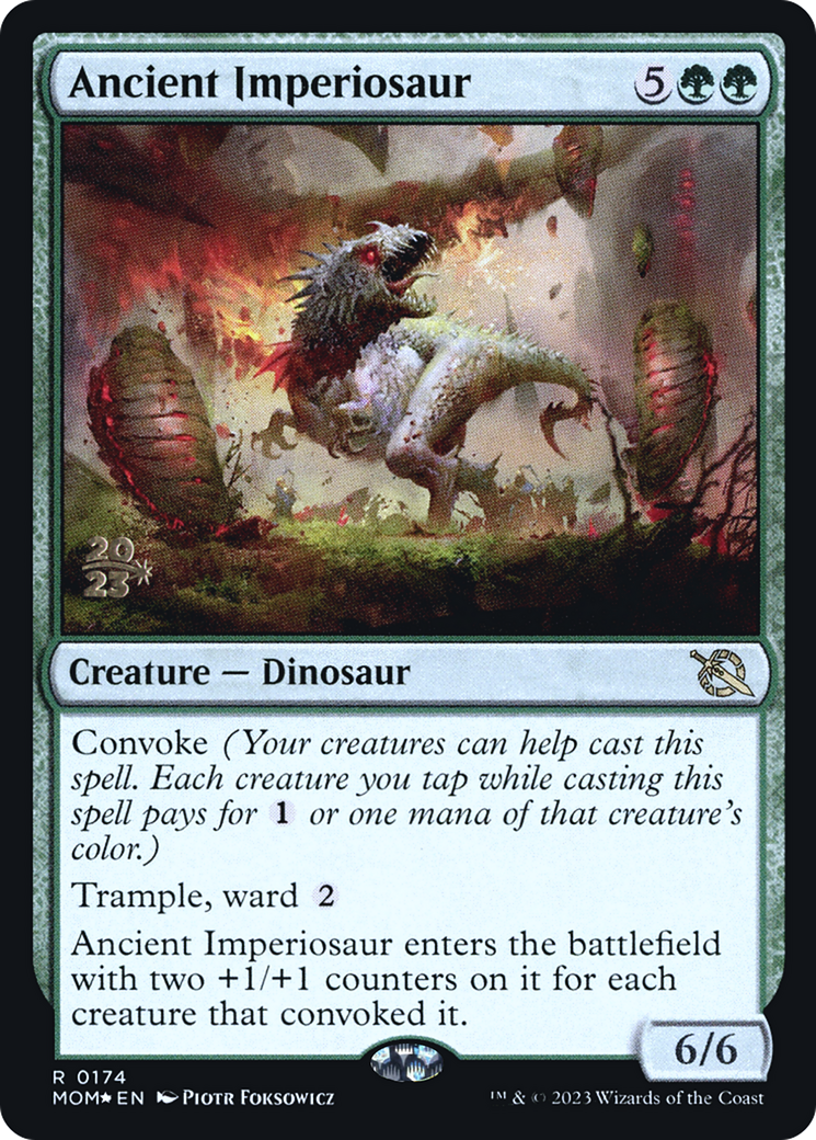 Ancient Imperiosaur [March of the Machine Prerelease Promos] | D20 Games