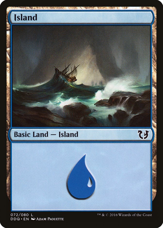 Island (72) [Duel Decks: Blessed vs. Cursed] | D20 Games